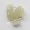 Hand-carved Jade Beads, Animal 26x32x8mm Sold by Bag