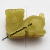 Hand-carved Jade Beads, Animal 15x21x10mm Sold by Bag