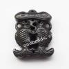 Hand-carved Jade Pendant/Drop, 39x52x12mm Sold by Bag