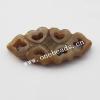 Hand-carved Jade Beads, Horse eye 16x36x4mm Sold by Bag