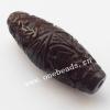 Hand-carved Jade Beads, Drum 50x18mm Sold by Bag