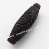 Hand-carved Jade Beads, Drum 14x48mm Sold by Bag