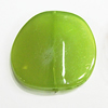 Imitate Jade Painted Acrylic Beads,  22x29mm, Sold by Bag