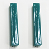 Imitate Jade Painted Acrylic Beads, Tube 10x60mm, Sold by Bag