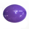 Imitate Jade Painted Acrylic Beads, Oval 28x24x15mm, Sold by Bag