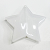 Imitate Jade Painted Acrylic Beads, Star 32mm, Sold by Bag