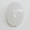 Imitate Jade Painted Acrylic Beads, Flat Oval 24x35 mm, Sold by Bag