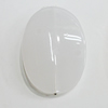 Imitate Jade Painted Acrylic Beads, Flat Oval 24x35 mm, Sold by Bag