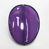 Imitate Jade Painted Acrylic Beads, Twist Flat Oval 20x30mm, Sold by Bag