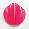 Imitate Jade Painted Acrylic Beads, Twist 25x26mm, Sold by Bag