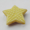 Washed Acrylic Beads, Star 12x10mm, Sold by Bag
