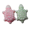 Washed Acrylic Beads, Turtle 10xx6mm, Sold by Bag