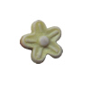 Washed Acrylic Beads, Flower 7mm, Sold by Bag