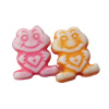 Washed Acrylic Beads, Frog 10x9mm, Sold by Bag