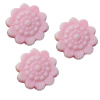 Washed Acrylic Beads, Flower 11mm, Sold by Bag