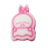 Washed Acrylic Beads, Rabbit 9x14mm, Sold by Bag