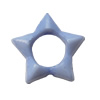 Washed Acrylic Beads, Hollow Star 15mm, Sold by Bag