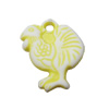 Washed Acrylic Beads, Chicken 20x25x6mm, Sold by Bag
