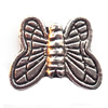 Butterfly Lead-Free Zinc Alloy Jewelry Findings, 8x10mm hole=1mm, Sold per pkg of 1500
