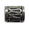 Tube Lead-Free Zinc Alloy Jewelry Findings, 8x6mm hole=3mm, Sold per pkg of 800