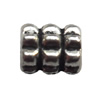 Tube Lead-Free Zinc Alloy Jewelry Findings, 6x5mm hole=2mm, Sold per pkg of 1500