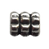 Tube Lead-Free Zinc Alloy Jewelry Findings, 6x5mm hole=2mm, Sold per pkg of 1500