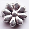 Flower Lead-Free Zinc Alloy Jewelry Findings, 10x3mm hole=1mm,, Sold per pkg of 1000