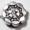 Twist Lead-Free Zinc Alloy Jewelry Findings, 8mm hole=1mm,, Sold per pkg of 1500
