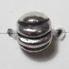 Round Lead-Free Zinc Alloy Jewelry Findings, 4x4mm,, Sold per pkg of 4000