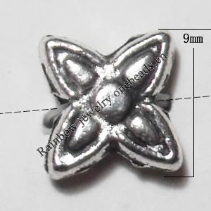 Cross Lead-Free Zinc Alloy Jewelry Findings, 9mm hole=1mm,, Sold per pkg of 2000