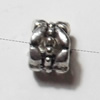 Carved Lead-Free Zinc Alloy Jewelry Findings, 6x8mm hole=5mm,, Sold per pkg of 600