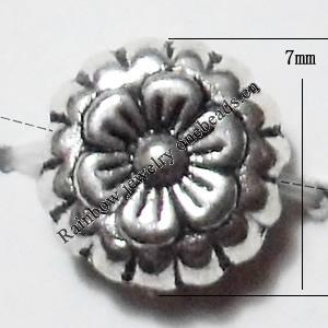 Lead-Free Zinc Alloy Jewelry Findings, 7mm,, Sold per pkg of 1500