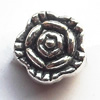 Lead-free Zinc Alloy Jewelry Findings, Flower 7mm hole=1mm Sold per pkg of 1500