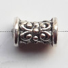 Lead-free Zinc Alloy Jewelry Findings, Tube 7x3.5mm hole=2mm Sold per pkg of 2000