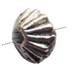 Lead-free Zinc Alloy Jewelry Findings, Carved 4x4.5mm hole=1mm Sold per pkg of 5000
