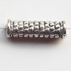 Lead-free Zinc Alloy Jewelry Findings, Tube 14x4mm hole=2mm Sold per pkg of 1000