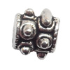 Lead-free Zinc Alloy Jewelry Findings, Helix 6x6mm hole=2mm Sold per pkg of 1000