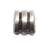 Lead-free Zinc Alloy Jewelry Findings, Drum 5x6mm hole=2mm Sold per pkg of 2000