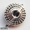 Lead-free Zinc Alloy Jewelry Findings, Donut 8mm hole=2mm Sold per pkg of 1500
