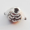 Lead-free Zinc Alloy Jewelry Findings, 4x4mm hole=1mm Sold per pkg of 5000