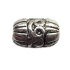 Lead-free Zinc Alloy Jewelry Findings, Drum 10x7mm hole=2mm Sold per pkg of 600
