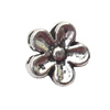 Lead-free Zinc Alloy Jewelry Findings, Flower 7mm hole=1mm Sold per pkg of 2000
