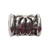 Lead-free Zinc Alloy Jewelry Findings, Tube 4x7mm hole=2mm Sold per pkg of 2000