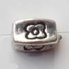 Lead-free Zinc Alloy Jewelry Findings, Tube 5x8mm hole=1mm Sold per pkg of 1500