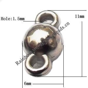 Jewelry findings, CCB plastic Connector, 11x6mm, Sold By Bag