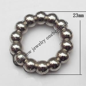 Jewelry findings, CCB plastic Beads, Donut 23mm 14mm, Sold By Bag