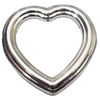Jewelry findings, CCB plastic Beads, Hollow Heart 45x44mm, Sold By Bag