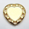 Jewelry findings, CCB plastic Beads, Heart 25x25mm, Sold By Bag