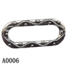 Connector Lead-Free Zinc Alloy Jewelry Findings 21x9mm hole=2mm Sold per pkg of 500