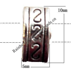 Connector Lead-Free Zinc Alloy Jewelry Findings 5x10mm hole=1mm Sold per pkg of 1000